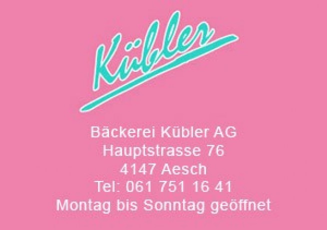 Logo Bäckerei- Konditorei Kübler AG